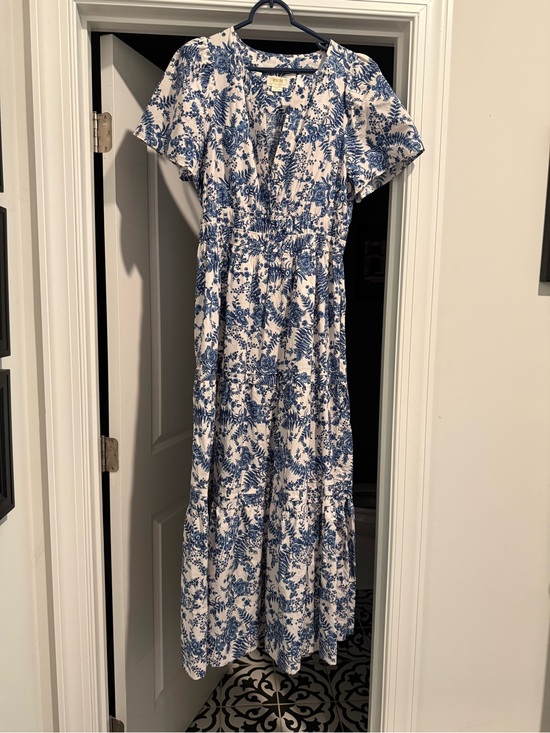 Anthropologie Dresses & Skirts - Somerset Blue Floral Maxi Dress